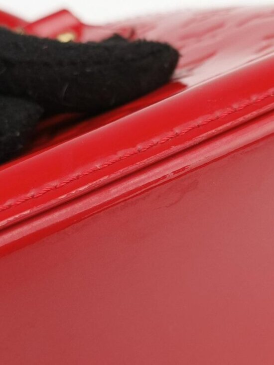 Louis Vuitton Alma BB Cerise Vernis Belt